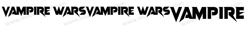 字体Vampire Wars字体转换